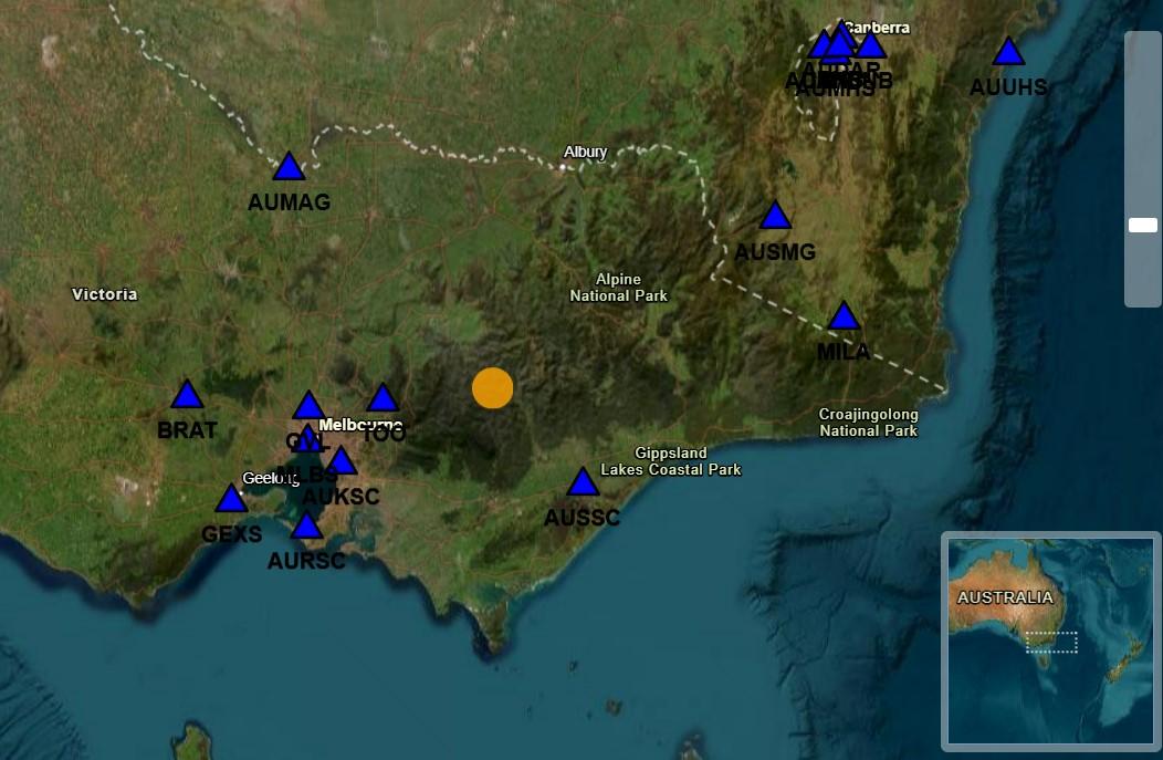 Victoria’s Magnitude 4.1 Earthquake an Aftershock From 2021