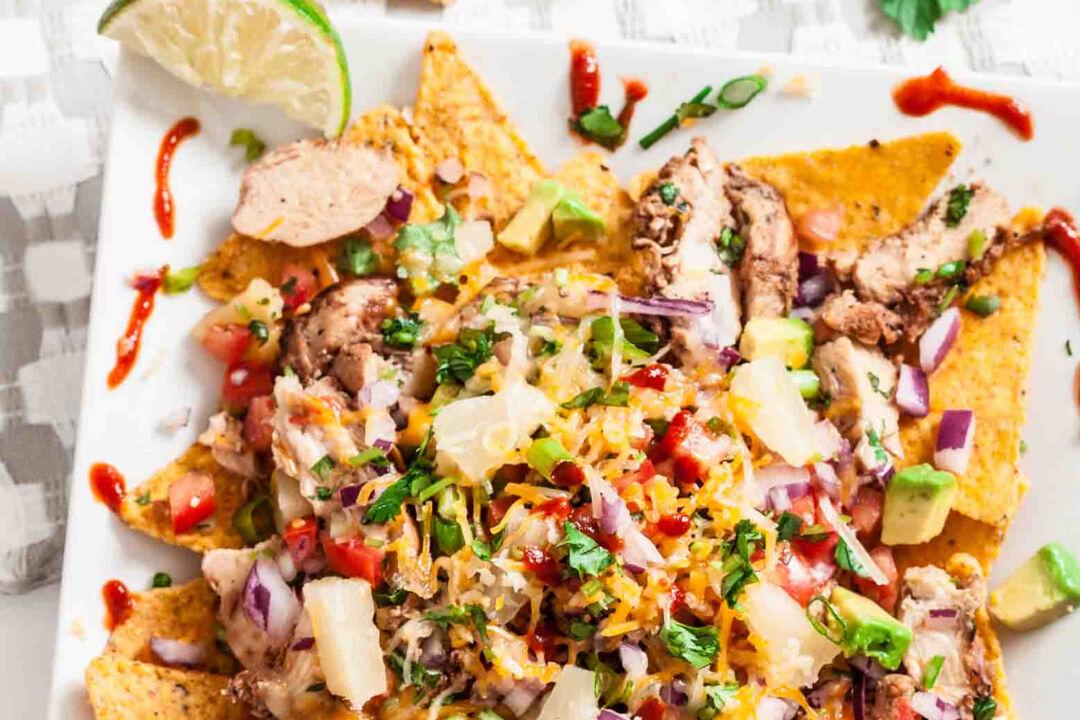 BBQ Chicken Nachos