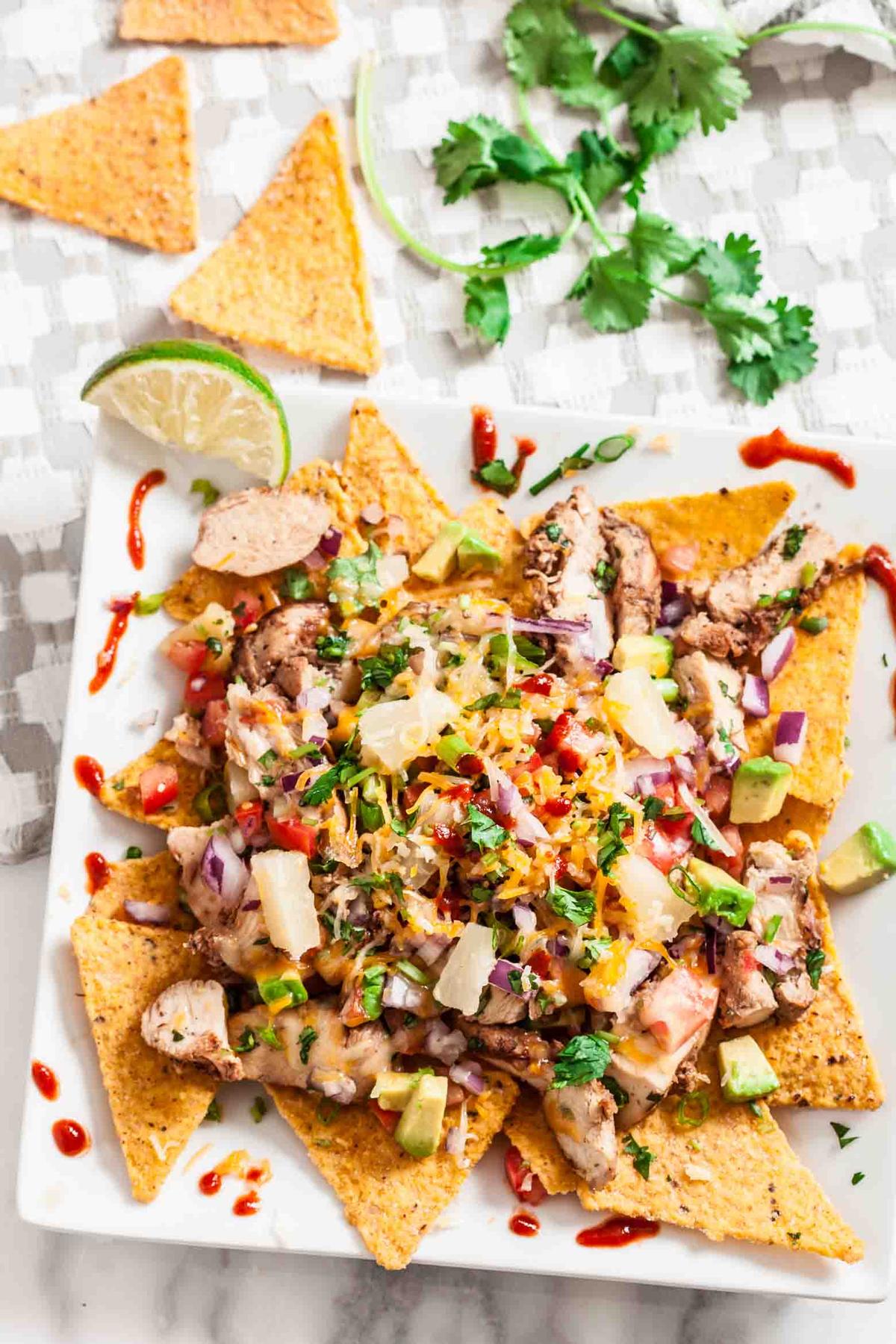 BBQ Chicken Nachos