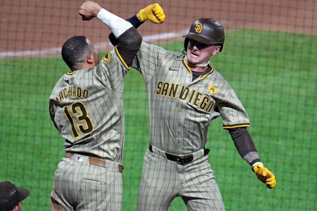 Padres Tie It in Ninth, Score Three in 10th, Then Hold Off Pirates to Gain Wild Victory
