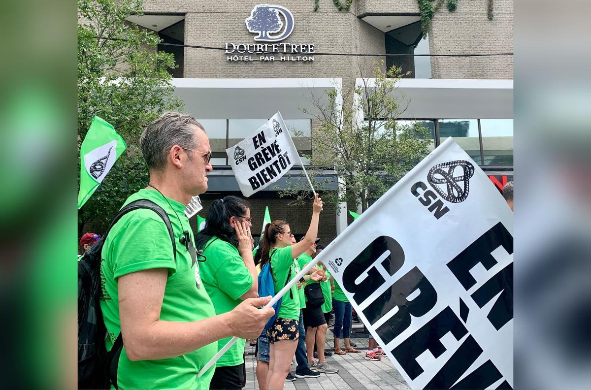 Quebec Hotel Workers in Three Cities Strike Over Lagging Contract Talks