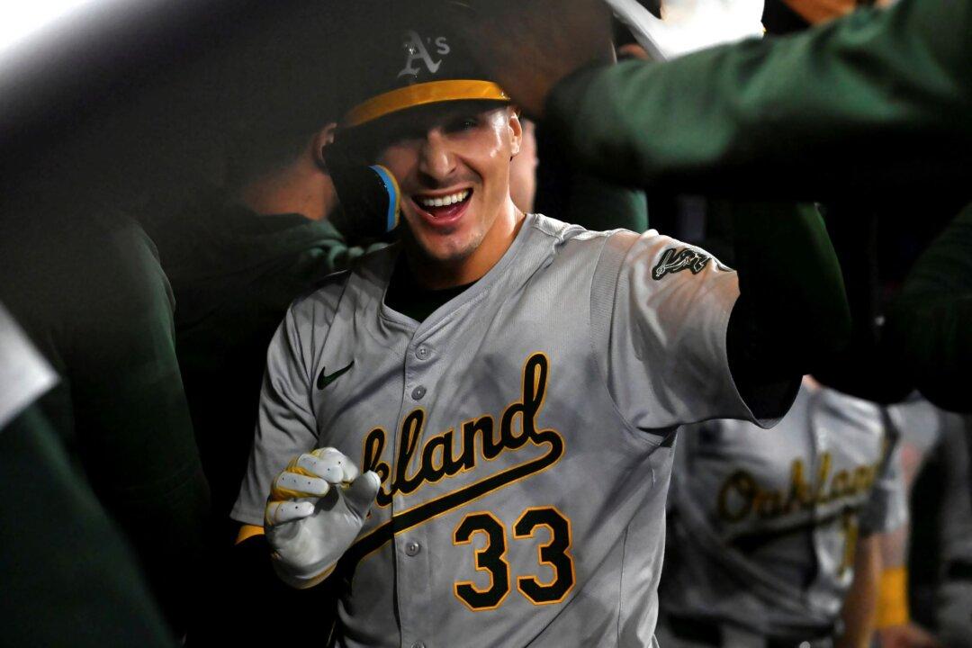Much-Improved A’s Match Last Season’s Victory Total by Beating Blue Jays