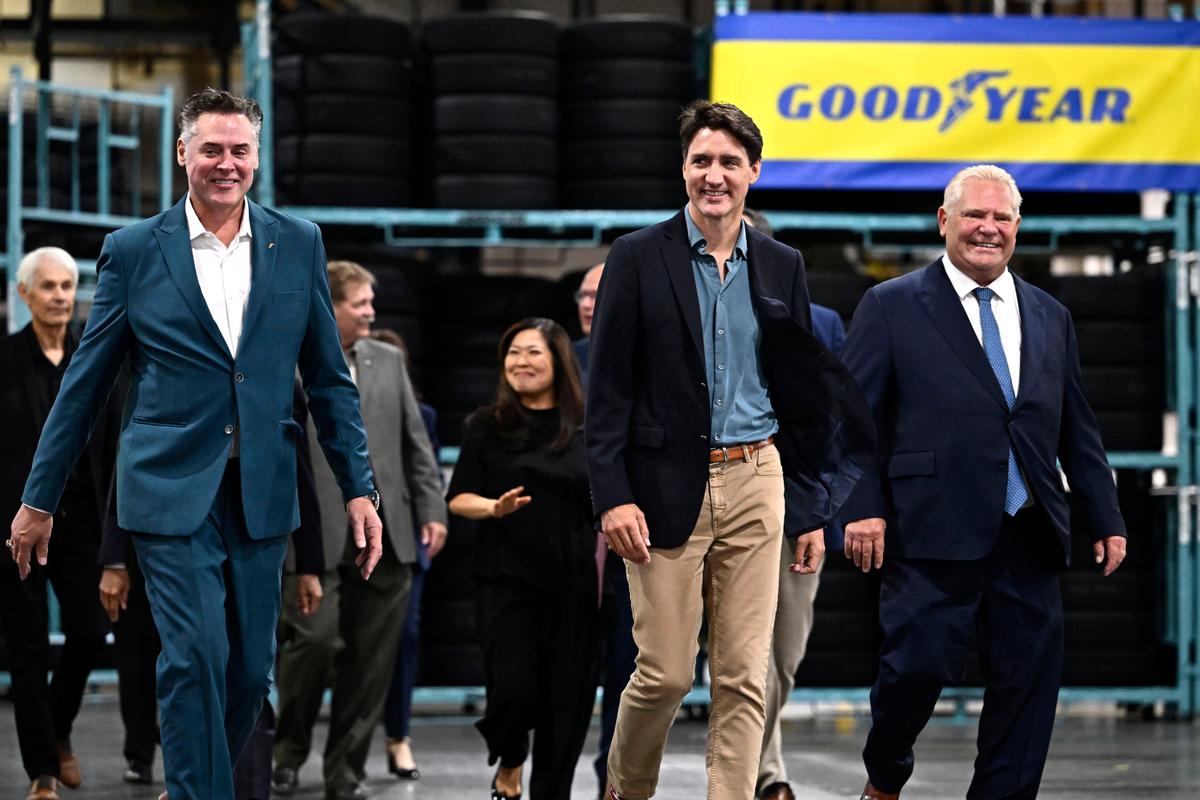 Trudeau, Ford Announce $64 Million Funding for Goodyear’s EV Tire Plant Expansion