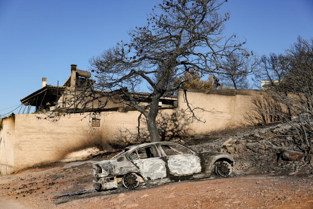 Wildfire Kills Woman in Greece as Firefighters Try to Protect Athens Suburbs