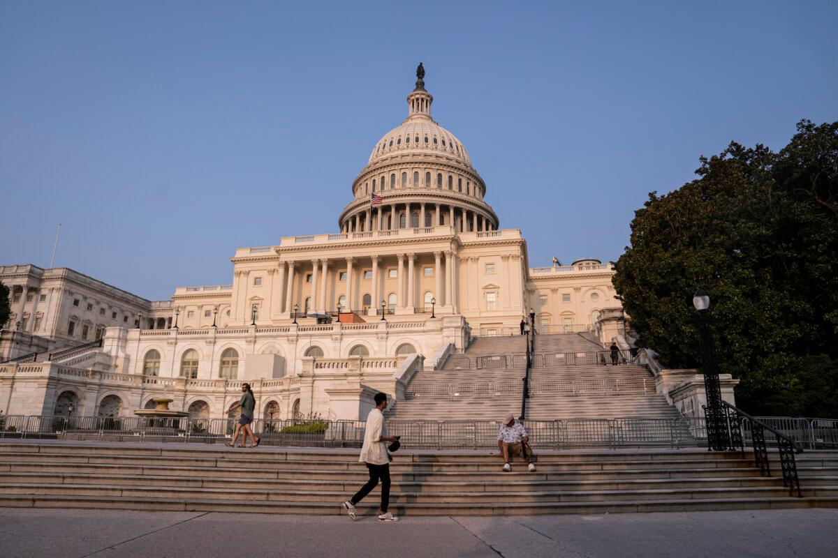 The U.S. Capitol building in Washington on Aug. 14, 2024. (Madalina Vasiliu/The Epoch Times)