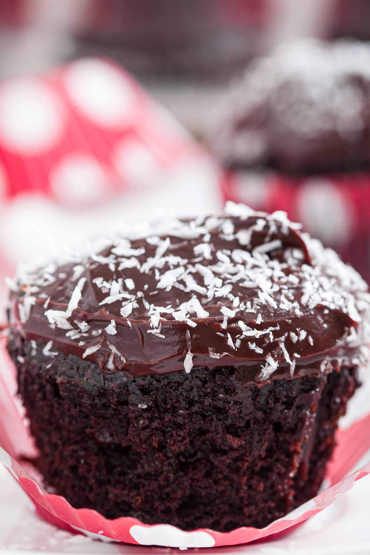 Chocolate Zucchini Cupcakes
