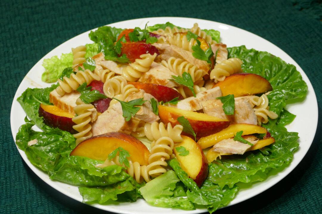 Pork and Peach Summer Salad