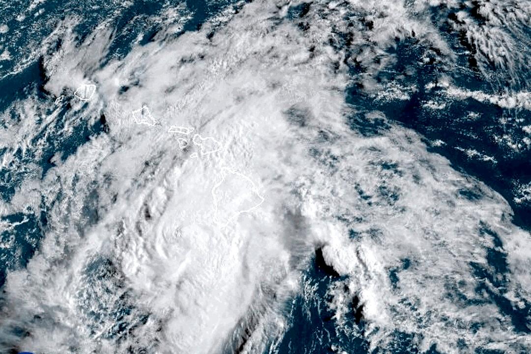 Hone Weakens to Tropical Storm and Sweeps Past Hawaii, Dumping Enough Rain to Ease Wildfire Fears