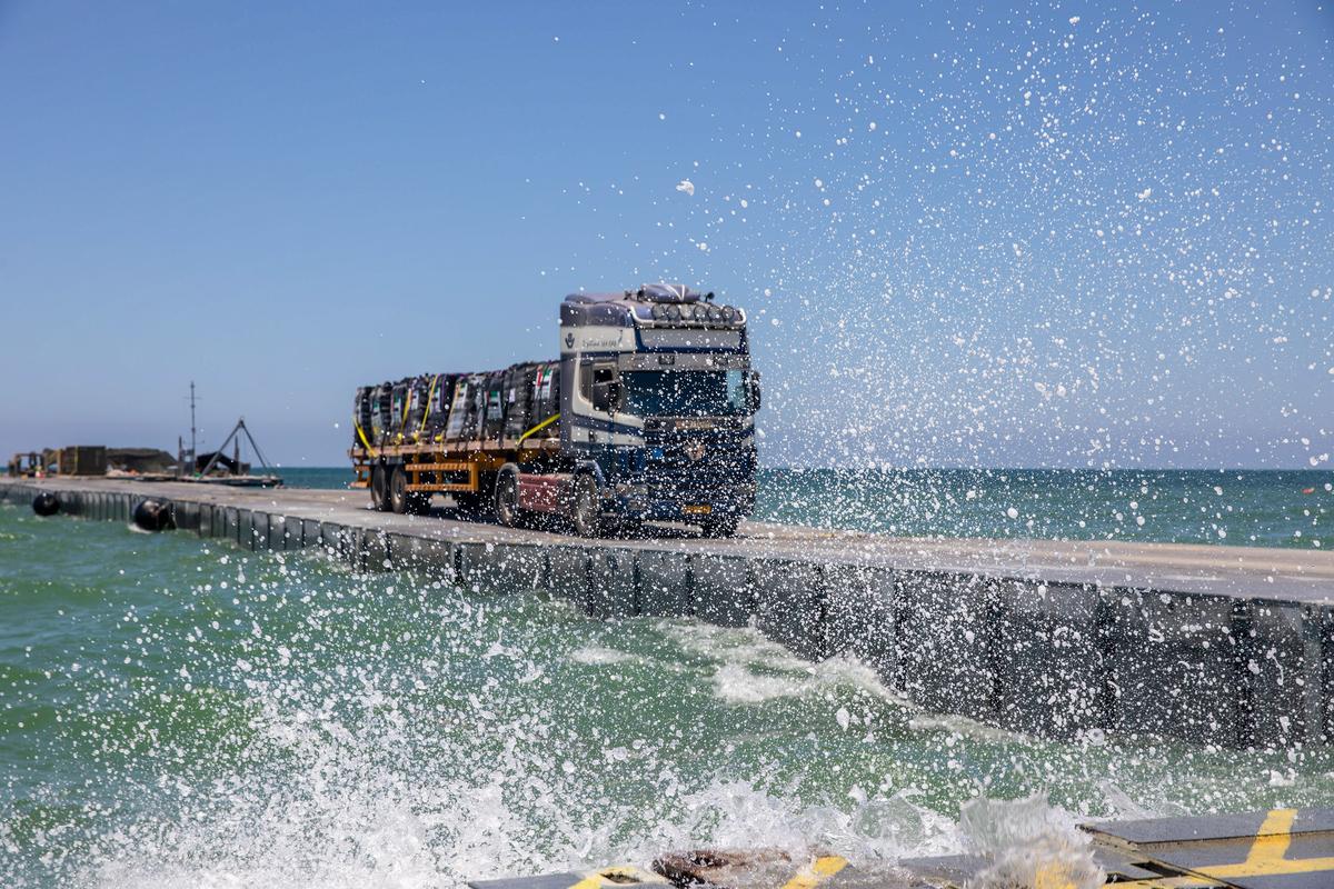 US Aid Agency Advised Against US Pier for Gaza Supplies: Watchdog Report
