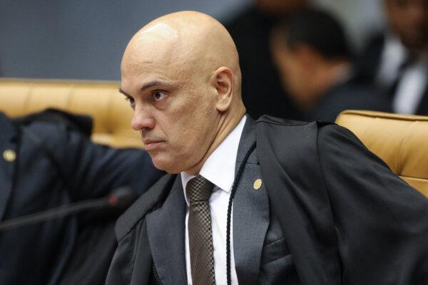 Brazilian Supreme Court judge Alexandre de Moraes is pictured at the Supreme Court in Brasilia, Brazil, on April 4, 2018. (Victoria Silva/AFP via Getty Images)