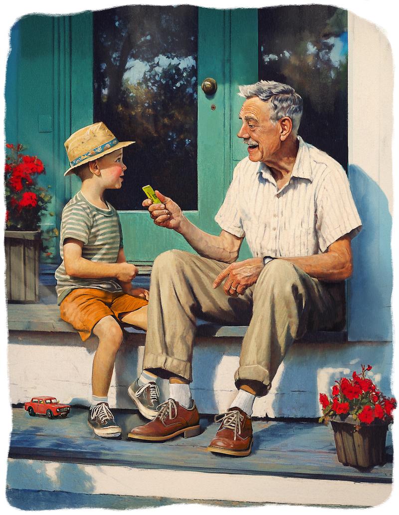 Grandparents have a special role to play in their grandkids’ lives. (Biba Kayewich)