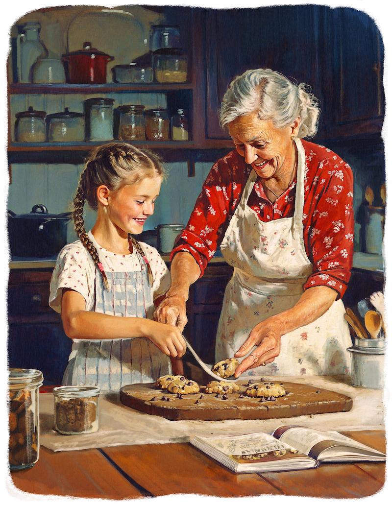 Grandparents have plenty of skills and life wisdom to pass on to their grandchildren. (Biba Kayewich)