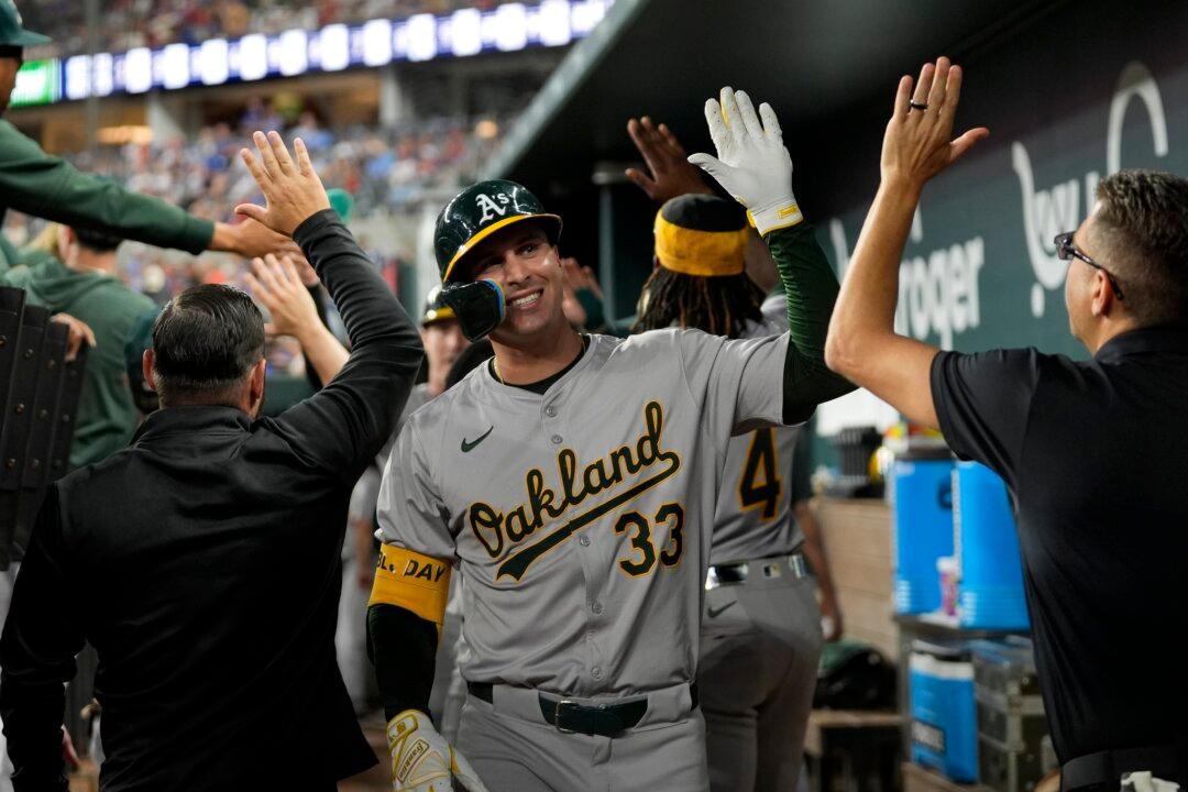 Rooker Homers Twice, A’s Beat Rangers 9–2 for First Consecutive Winning Months Since 2021