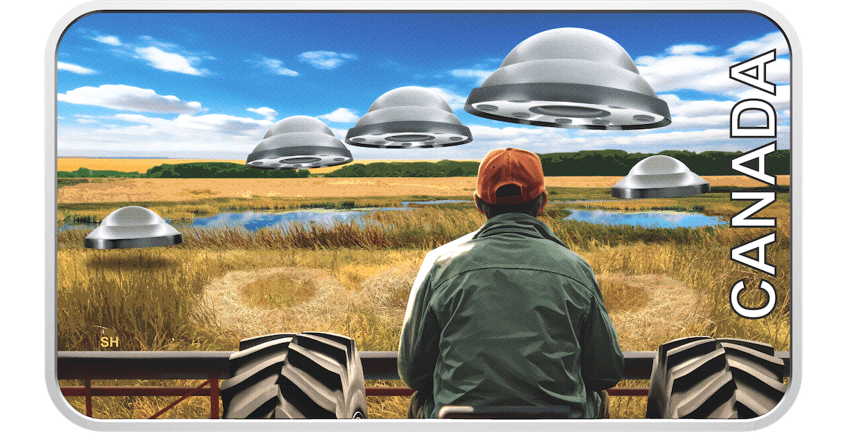 Canadian Mint Commemorates Langenburg UFO Sighting With Silver Coin