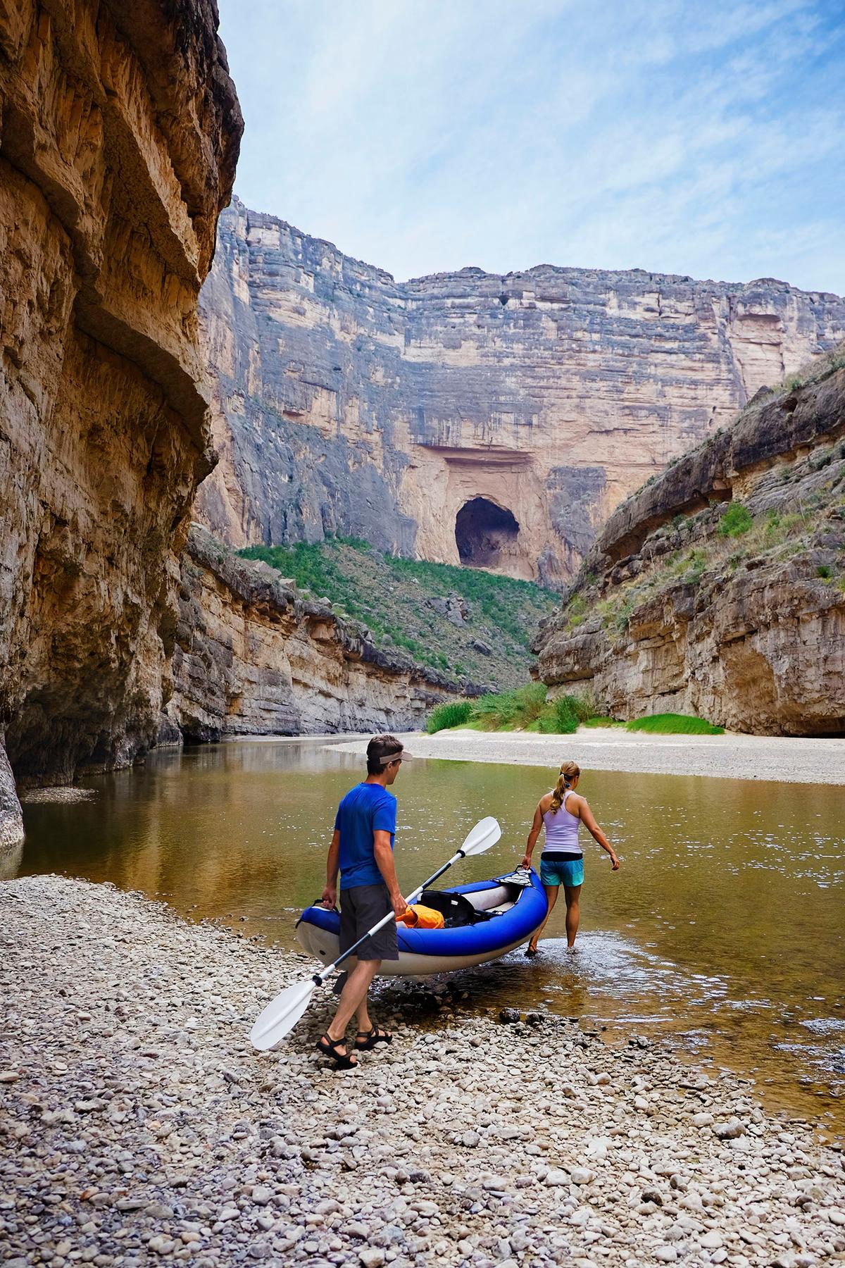 Kayaking on the Rio Grande is a popular activity among visitors of Big Bend National Park. (Seth K. Hughes/Getty Images)