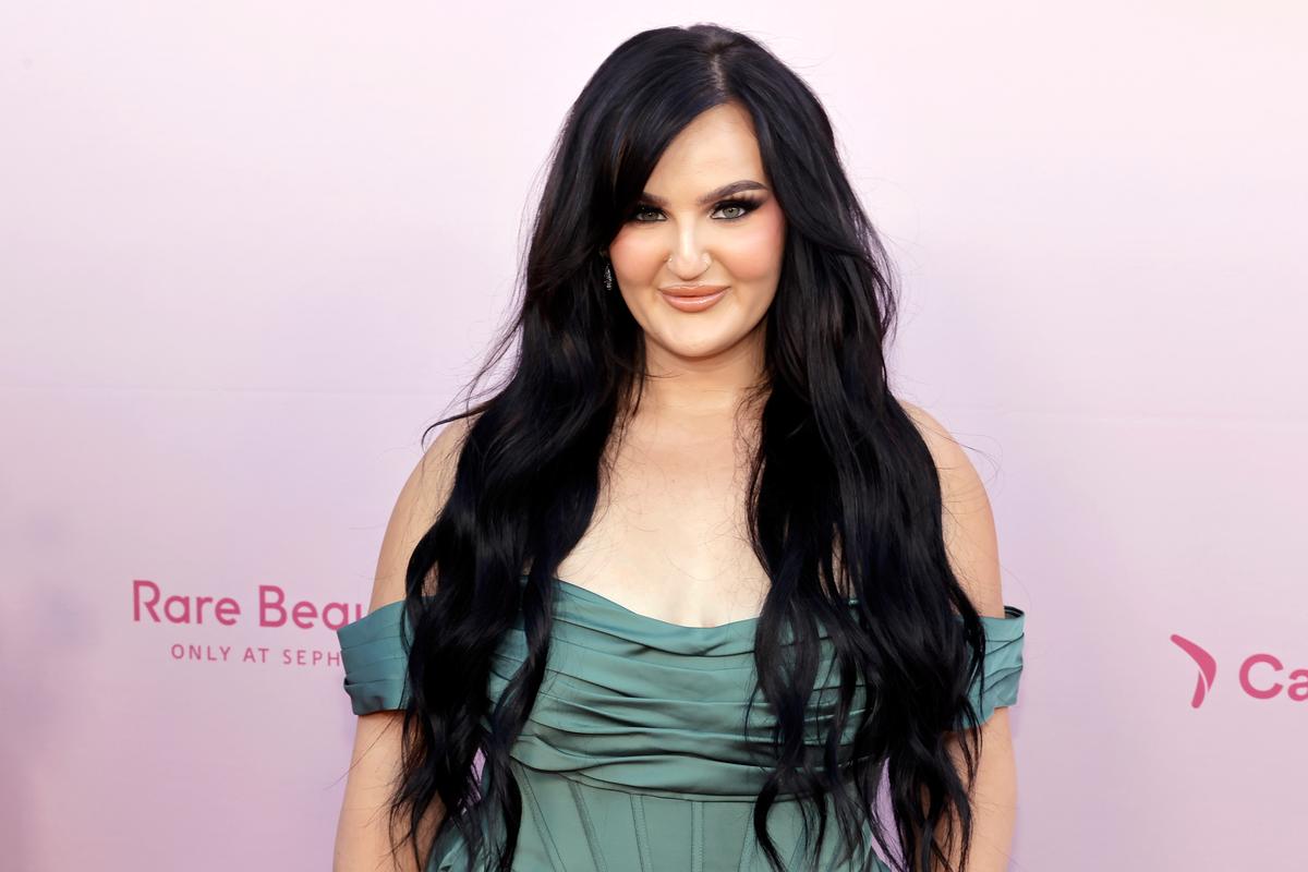 Mikayla Nogueira attends The Inaugural Rare Impact Fund Benefit Supporting Youth Mental Health Hosted by Selena Gomez at Nya Studios in Los Angeles, California on Oct. 4, 2023. (Kevin Winter/Getty Images)