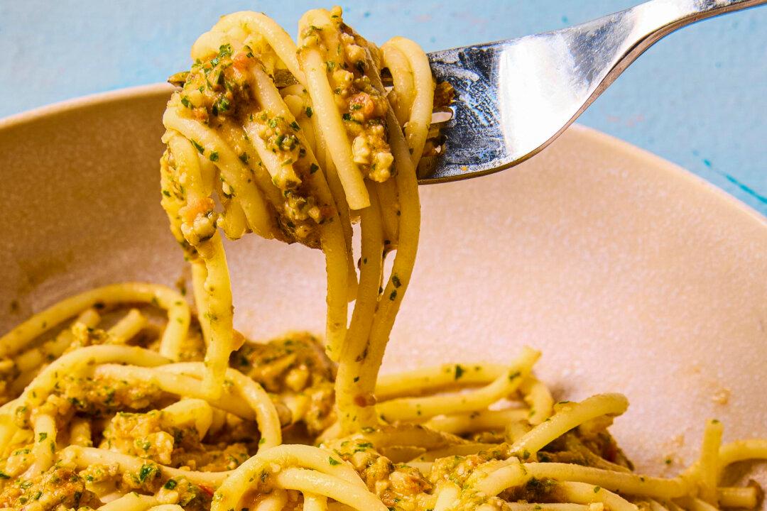 Salted Capers Are the Hallmark of Pesto Pantesco