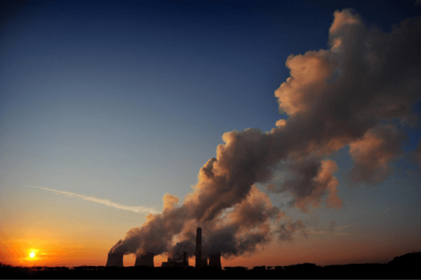 The sun setting over Ratcliffe-on-Soar Power Station near Nottingham, England, on Jan. 17, 2012. (Matthew Vincent/PA Wire)