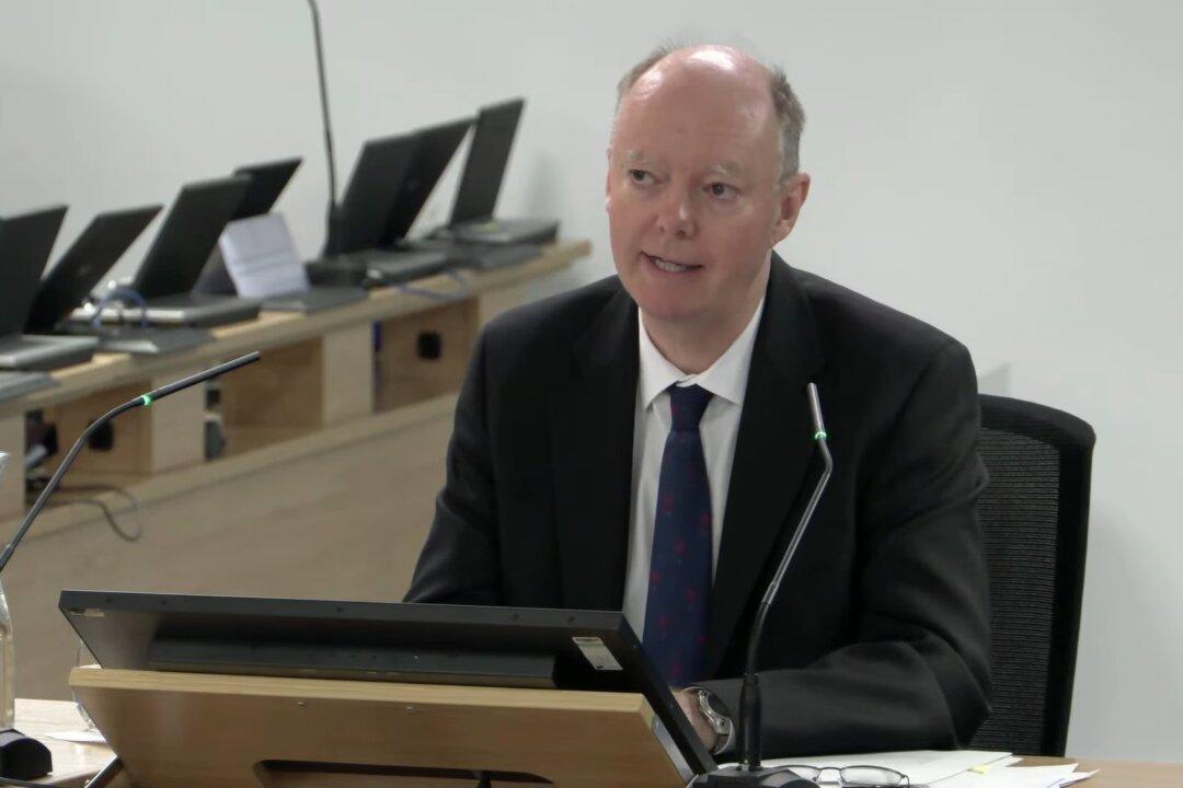 Chris Whitty Tells Inquiry He Worries Danger of COVID-19 Was ‘Overstated’