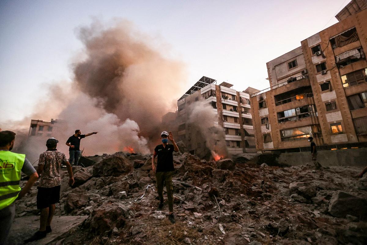 Israel Strikes Hezbollah Headquarters in Beirut
