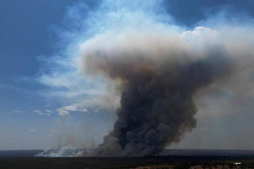 Brazilian Firefighters Battle National Park Wildfire That Is Enveloping Brasilia in Smoke