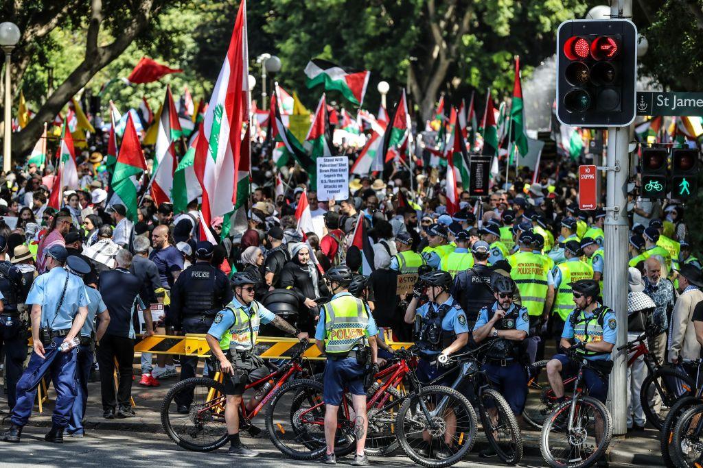 2 Men Charged for Allegedly Displaying Nazi Symbols at Pro-Palestine Rallies