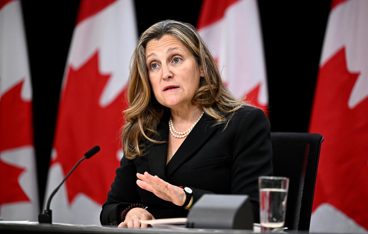 Freeland Says Caucus Meeting Will Resolve Liberal Disunity Over Leadership