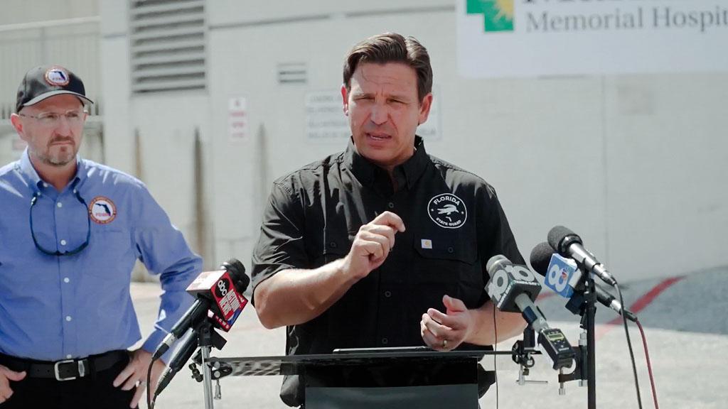 DeSantis Pushes Back on Claims of Climate’s Role in Producing Stronger Hurricanes