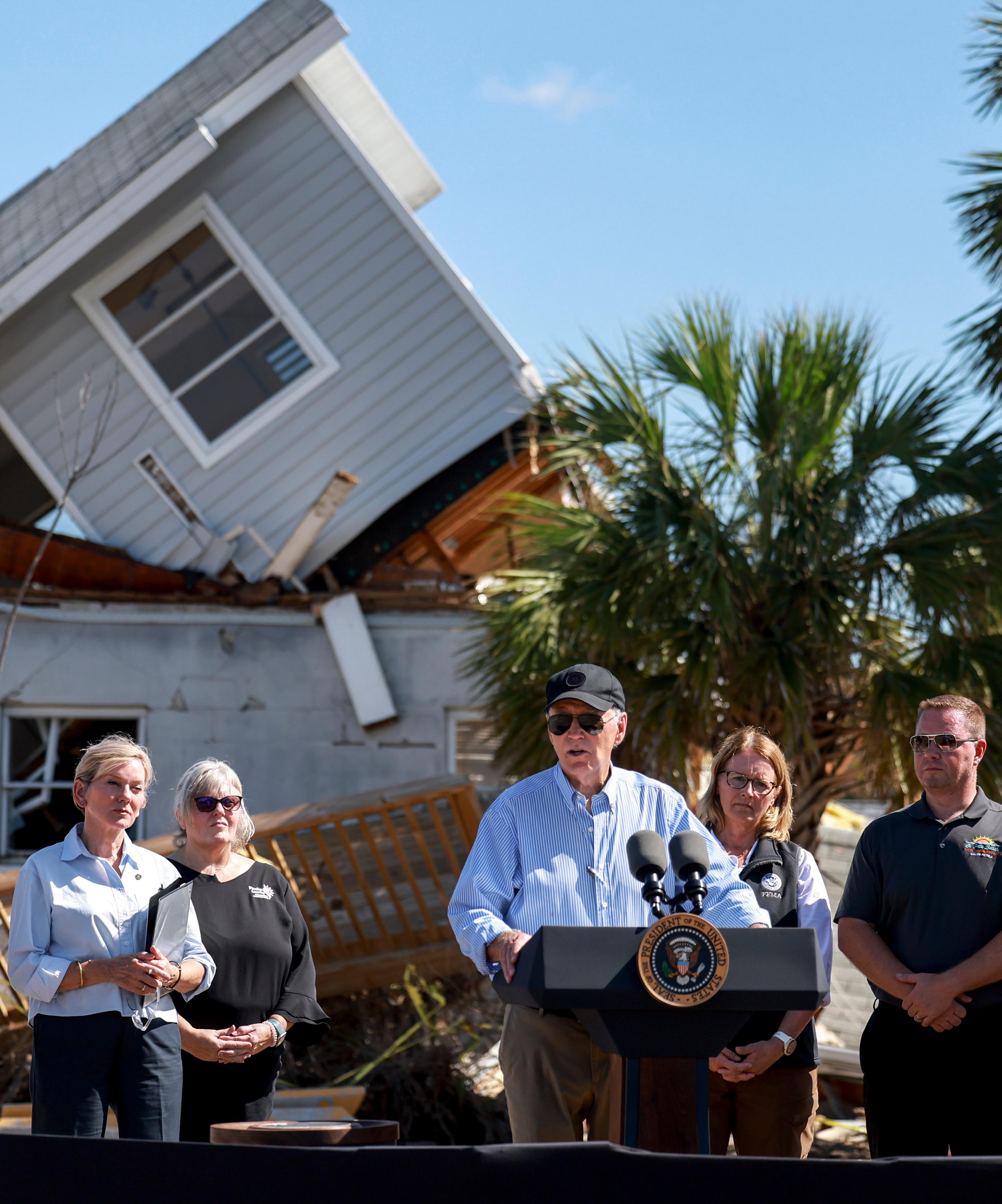 Day in Photos: Biden Surveys Milton Damage, SpaceX Launch, and Belgian Elections