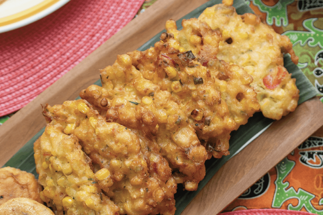 Shandra Woworuntu’s Dadar Jagung (Indonesian Corn Fritters With Shrimp)