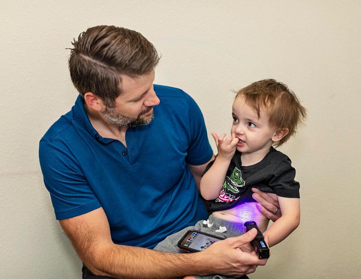 Crawford has worked with many children who have brain injuries or genetic conditions related to the nervous system. (Courtesy of Brandon Crawford)