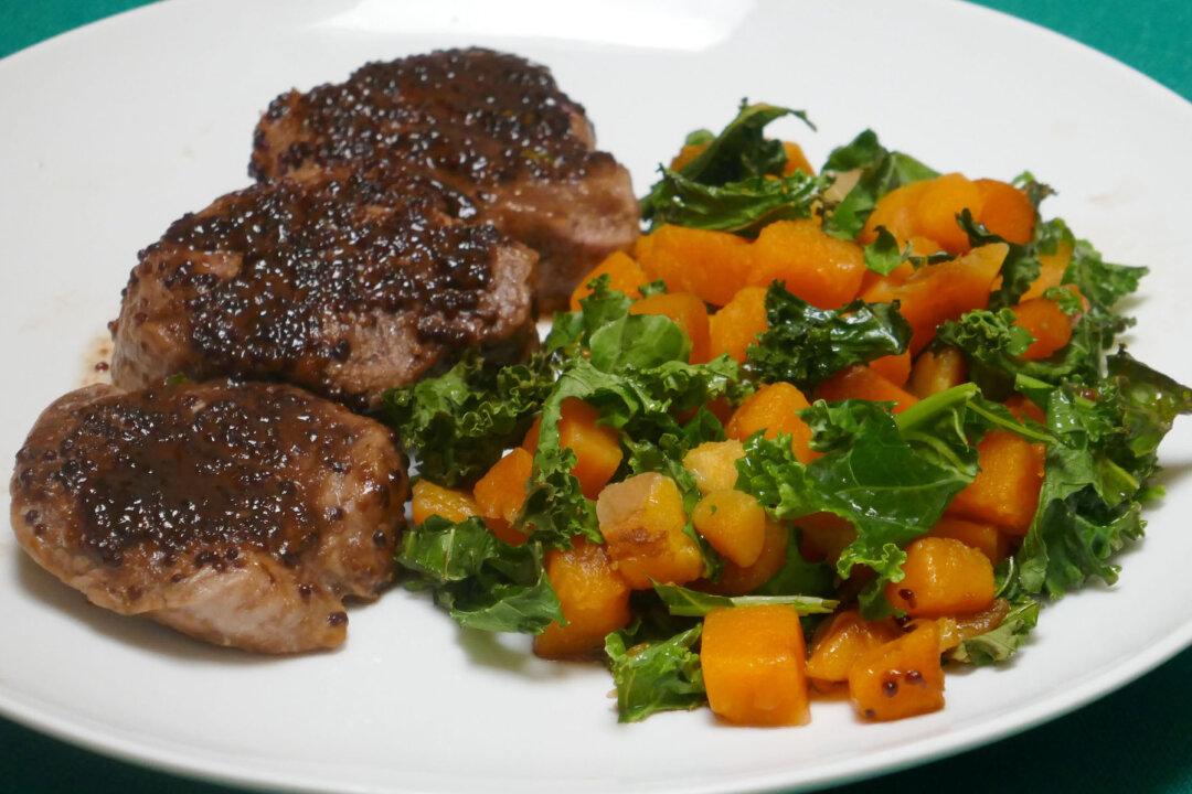 Sheet Pan Pork With Autumn Vegetables