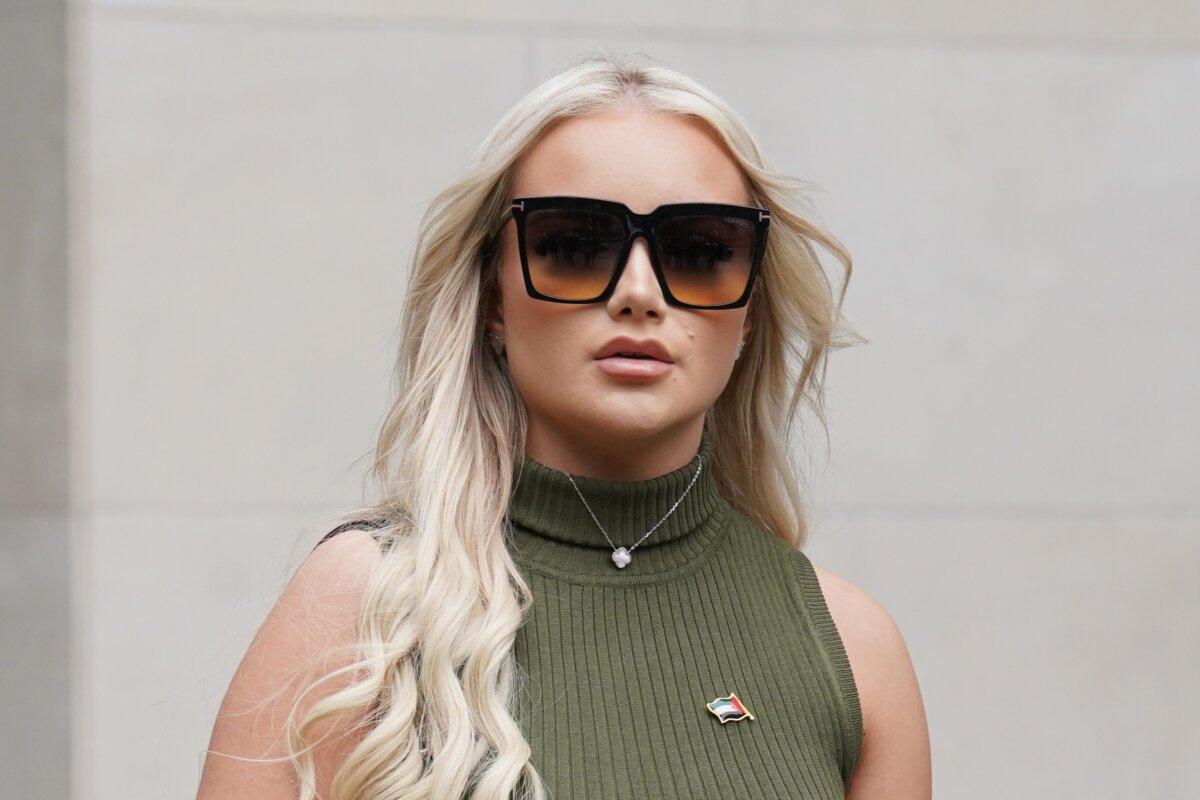 Victoria Thomas Bowen leaving Westminster Magistrates' Court in London, on Oct. 21, 2024. (Stefan Rousseau/PA)