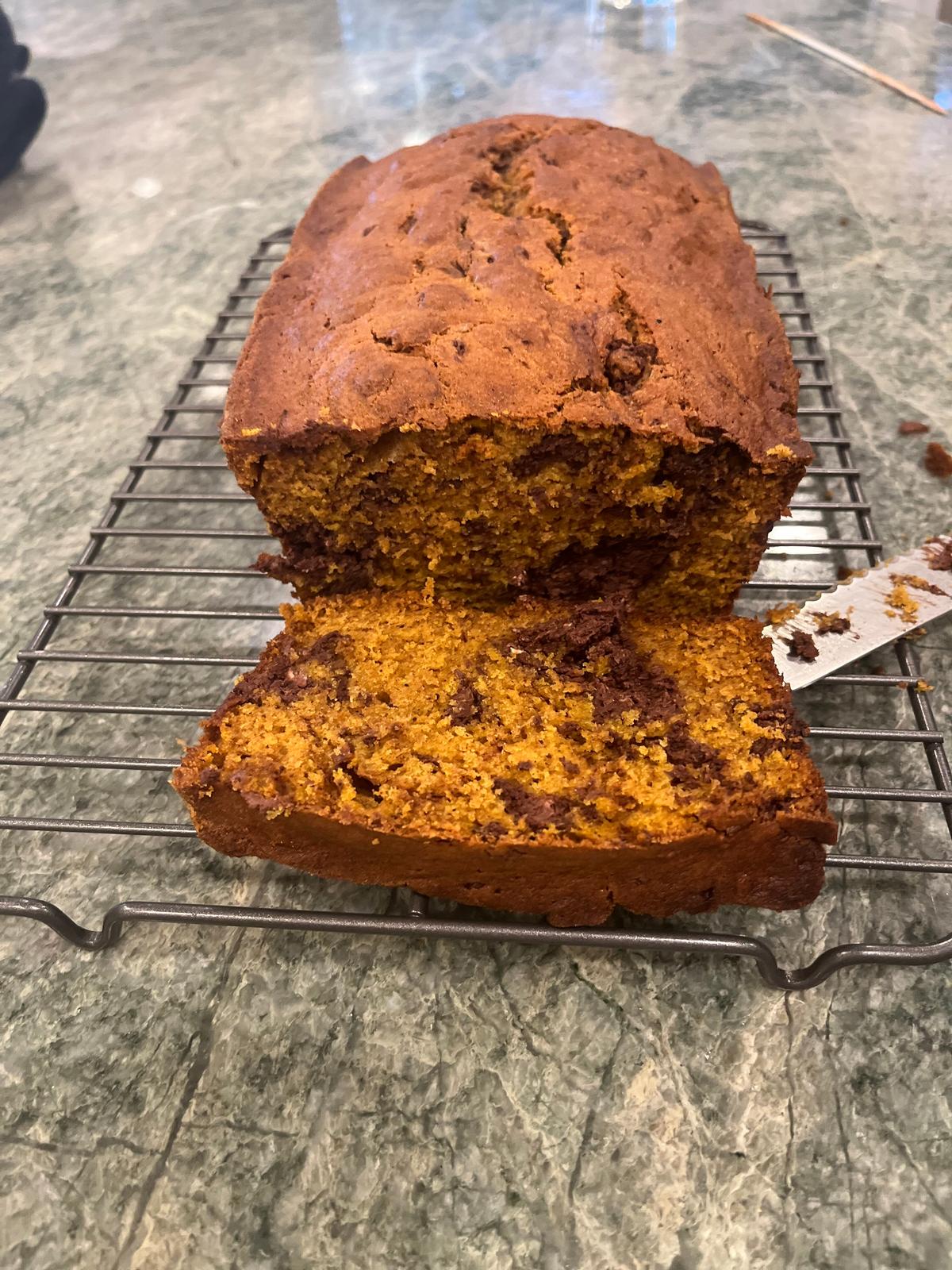 Pumpkin Chocolate Cheesecake Loaf Is a Welcoming Holiday Quick Bread and Dessert