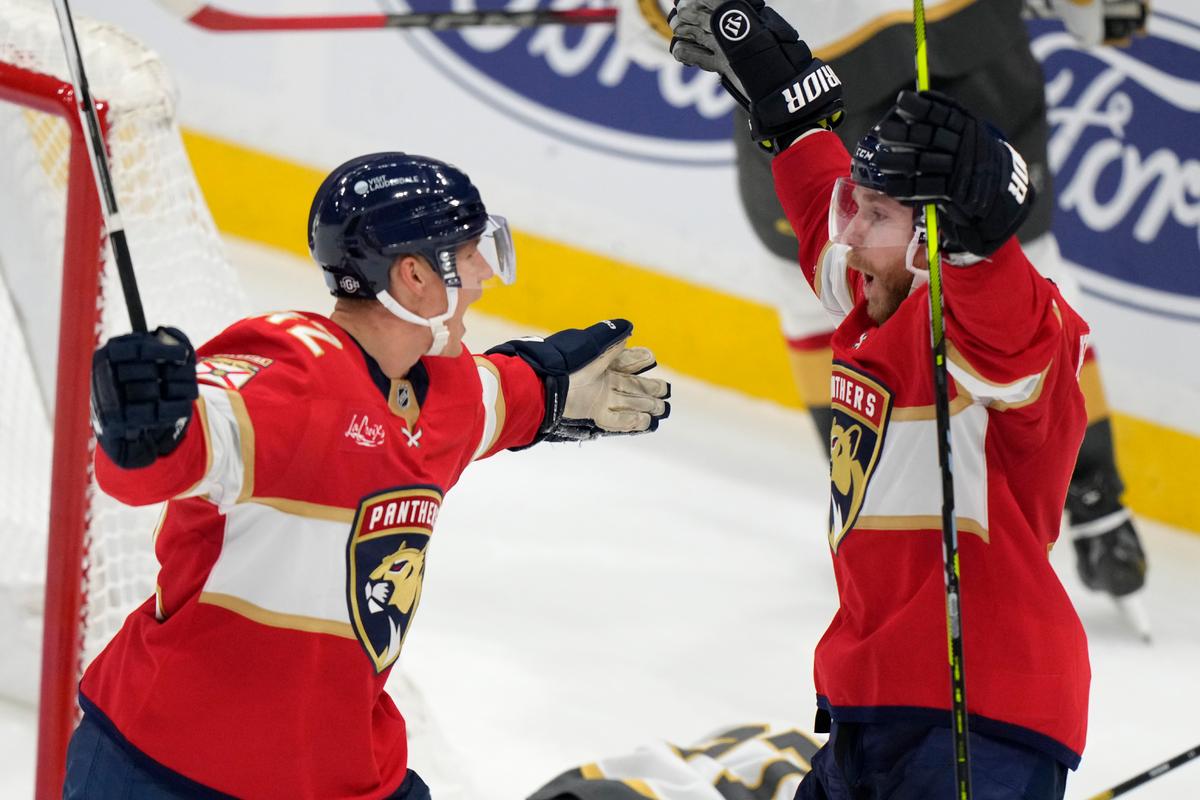 Forsling Scores in Overtime, Panthers Top Golden Knights 4–3