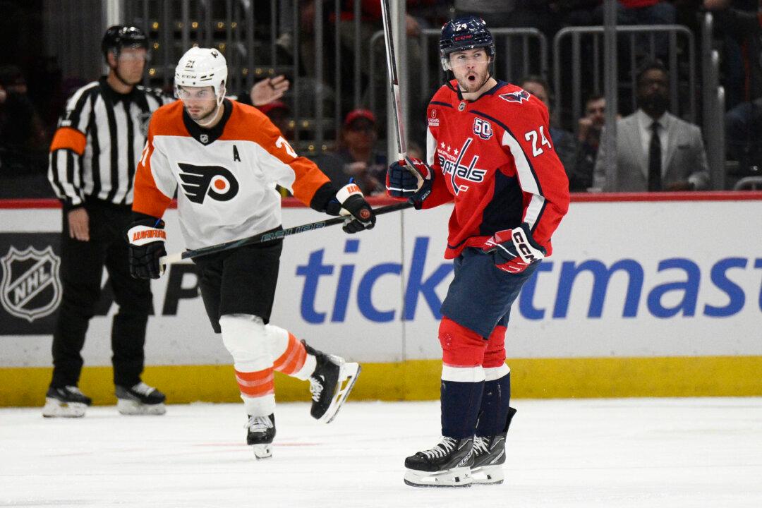 Capitals Hand the Flyers a 6th Consecutive Loss, Extend Their Win Streak to 5
