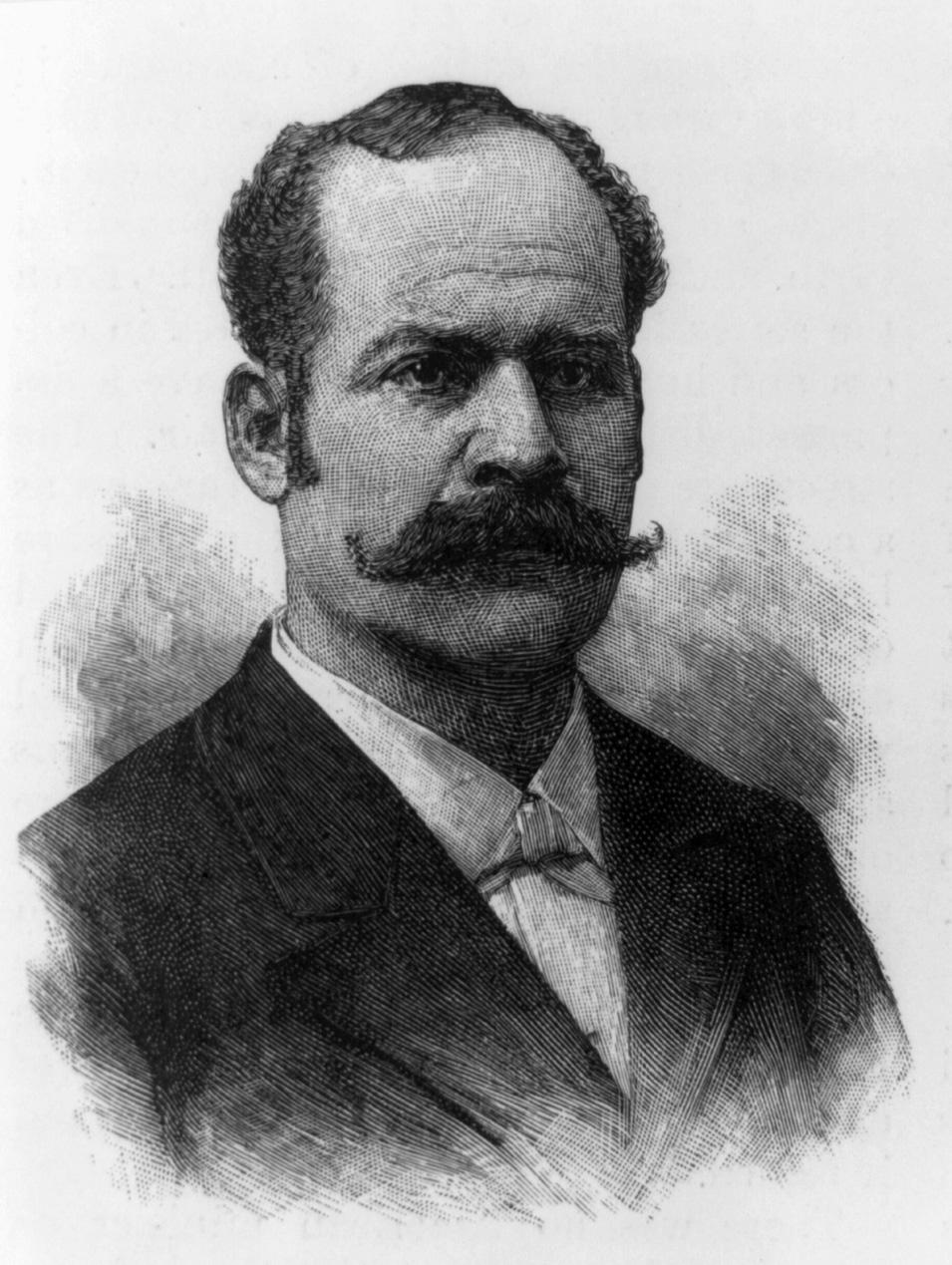 José Santos Zelaya, President of Nicaragua. Illustration in Harper's Weekly, 1895. (Public Domain)