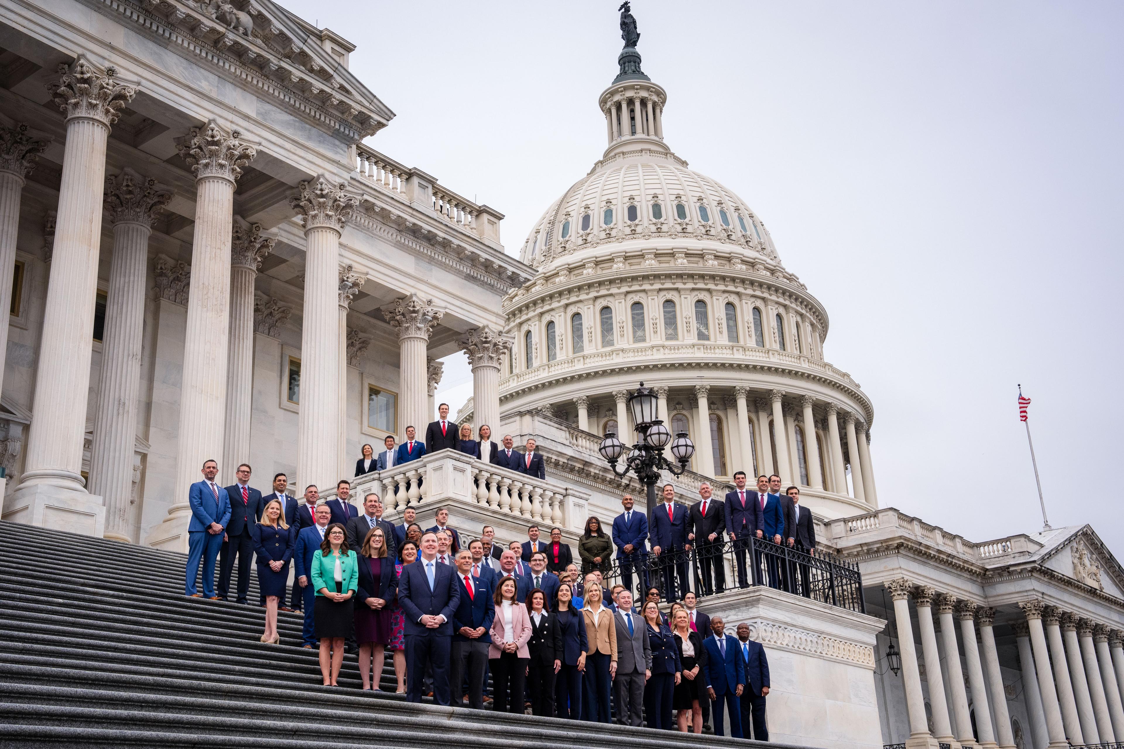 Day in Photos: Incoming Congressmen, Illegals Underground, and Storm Sara