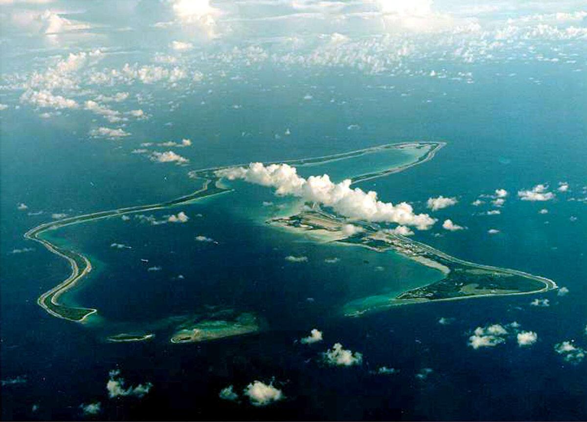 Diego Garcia, the largest island in the Chagos Archipelago and site of a major United States military base in the middle of the Indian Ocean leased from Britain in 1966. (File Photo)