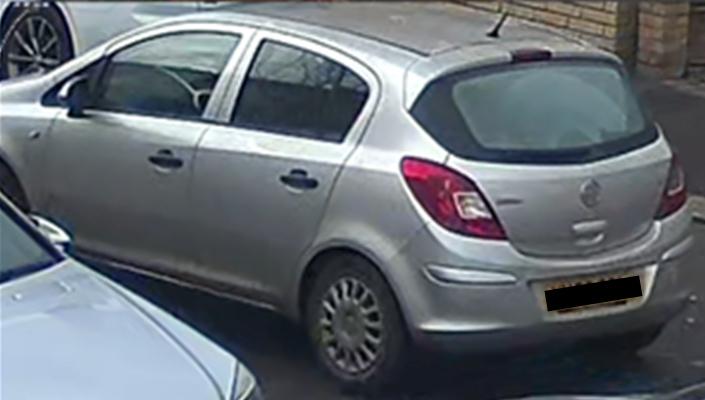 Undated handout CCTV photo issued by Northamptonshire Police of a Silver Vauxhall Corsa on Brisbane Road, Ilford, which police believe was driven by Pankaj Lamba, issued on Nov. 19, 2024. (Northamptonshire Police/PA)