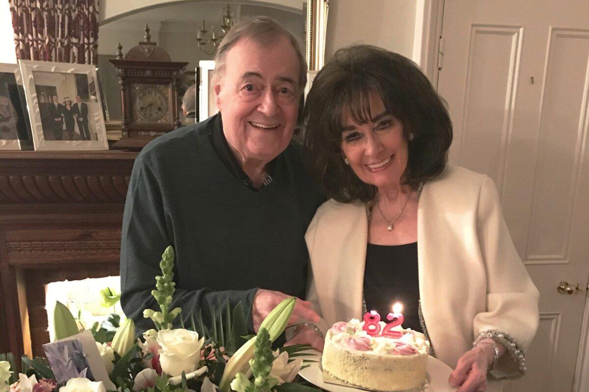 Former Deputy Prime Minister John Prescott with his wife Pauline in an undated family photo. (The Prescott Family/PA)