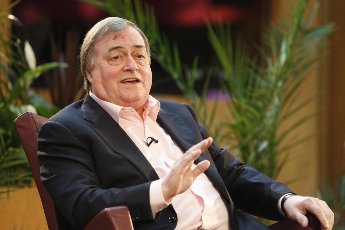 Scottish Parliament handout photo of former Deputy Prime Minister John Prescott during his appearance at a Festival of Politics event. (Andrew Cowan/PA)