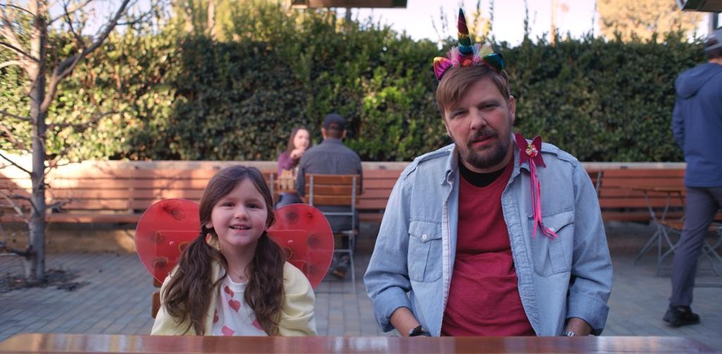 Camilla (Victoria Scott) and her father, Patrick (Tobias Forrest), in "Daruma." (Daruma Media)