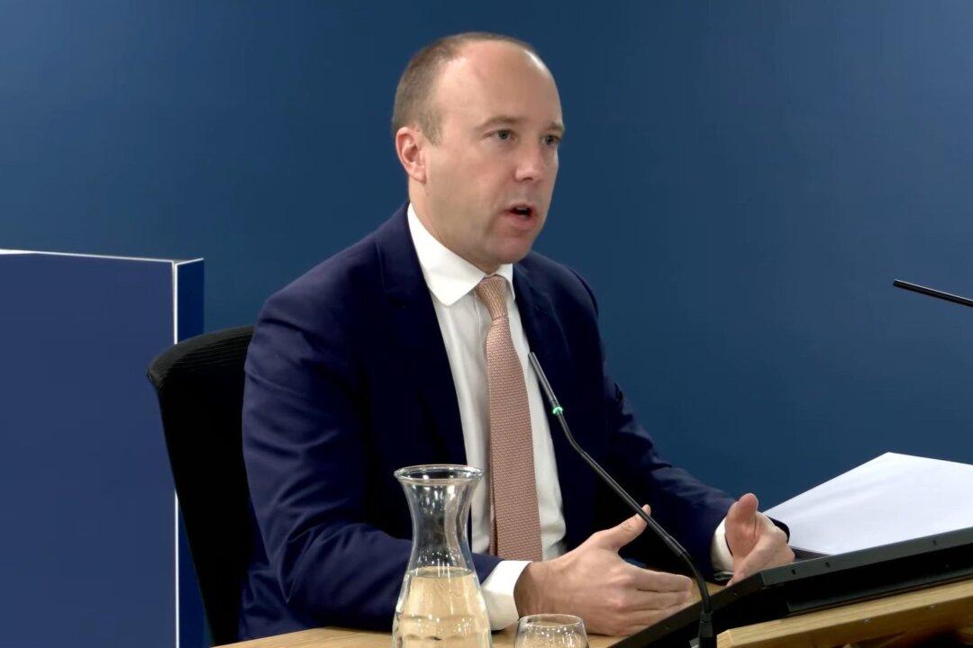 Hancock Tells COVID Inquiry He Supports Compulsory Vaccines for NHS Staff