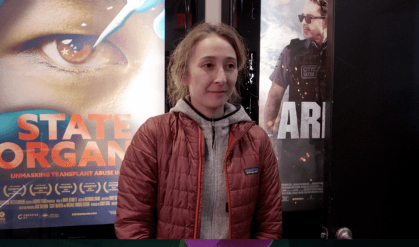 Chiara Rocha, a transplant surgeon affiliated with Mount Sinai Hospital, at Cinema Village in New York City on Nov. 21, 2024. (NTD)
