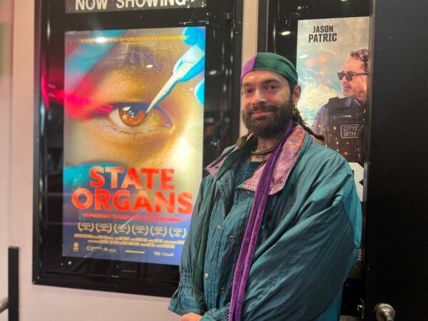 Angelo Amabile, assistant professor in Immunology and Immunotherapy and director at Mount Sinai’s Icahn School of Medicine, at Cinema Village in New York City on Nov. 21, 2024. (Sarah Lu/The Epoch Times)