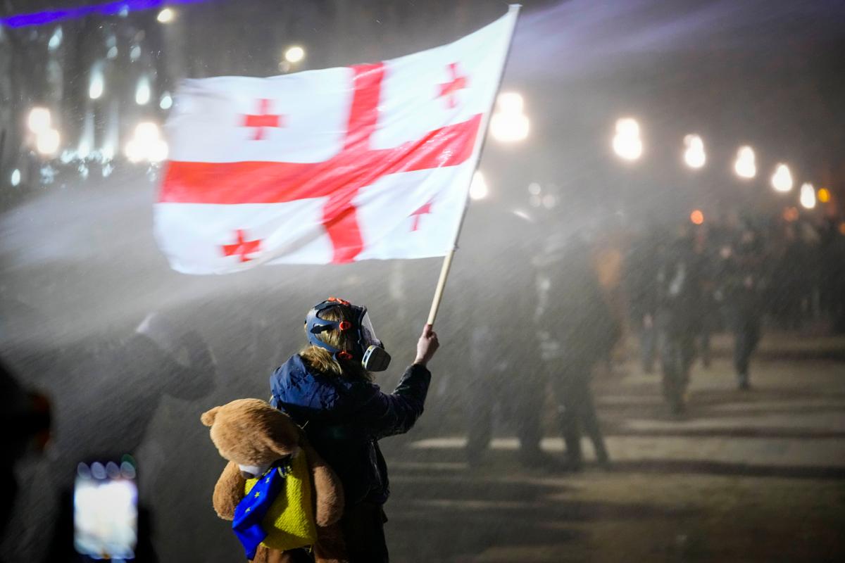 Georgian Opposition Party Leader Arrested as Protests Enter 2nd Week