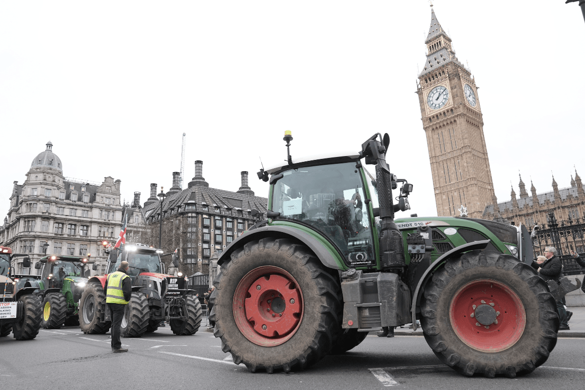 Farmers Descend on Westminster to Protest Against Inheritance Tax Plans