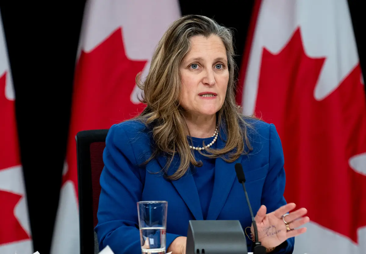 Former Minister Freeland Expresses Doubt About Ottawa’s Deal With China