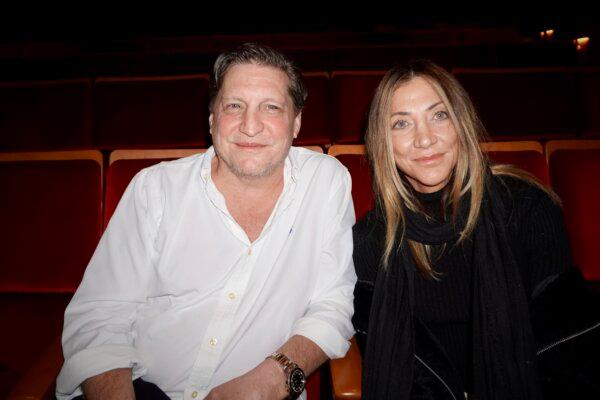 Mark Leago and a friend attended Shen Yun Performing Arts at the Jones Center for the Performing Arts in Houston on Dec. 29, 2024. (Sonia Wu/The Epoch Times)